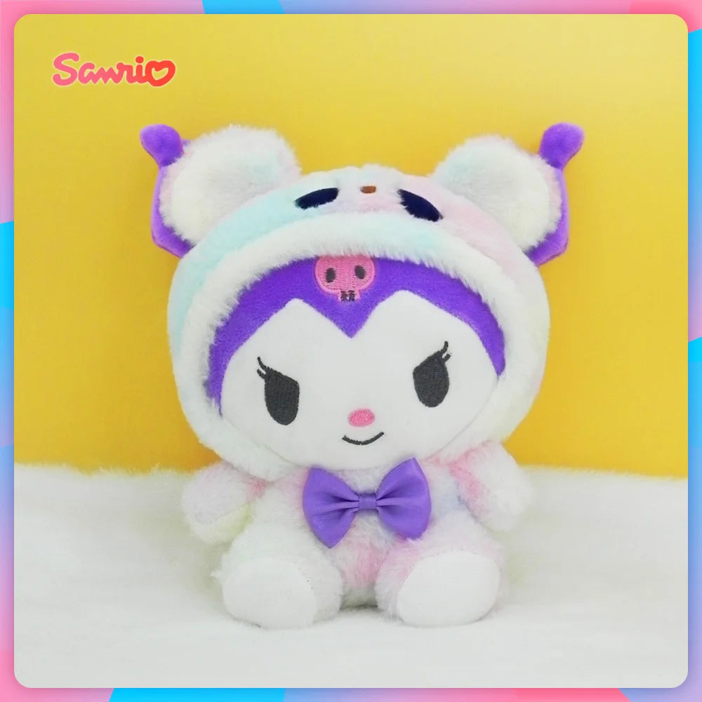 20cm Anime Sanrio Plush Toys Kawaii Hello Kitty Cinnamoroll Kuromi Pom Pom Purin cat Gift Dolls Stuffed Children Plushies Doll