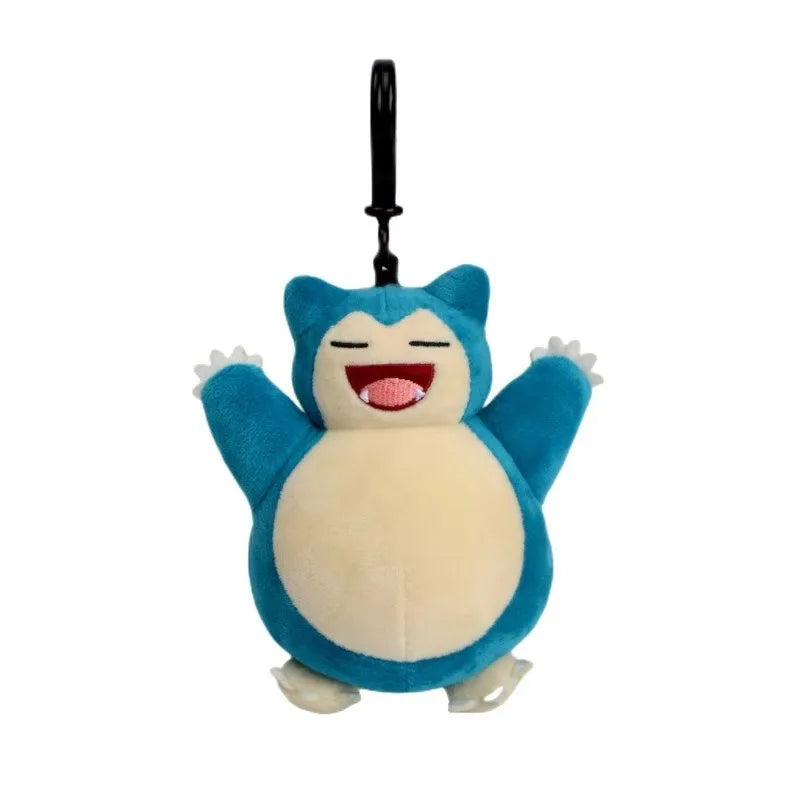 Genuine Pokemon pendants Pikachu Eevee Plush Toys Stuffed Animals Small Plush  Keychains Christmas Birthday Gift For Kids