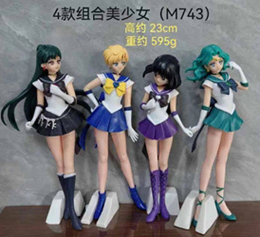 23CM Anime SAILOR MOON Tomoe Hotaru Figure GLITTER&GLAMOURS Ver Eternal Model Toy Gift Collection Sailor Saturn Action Figure