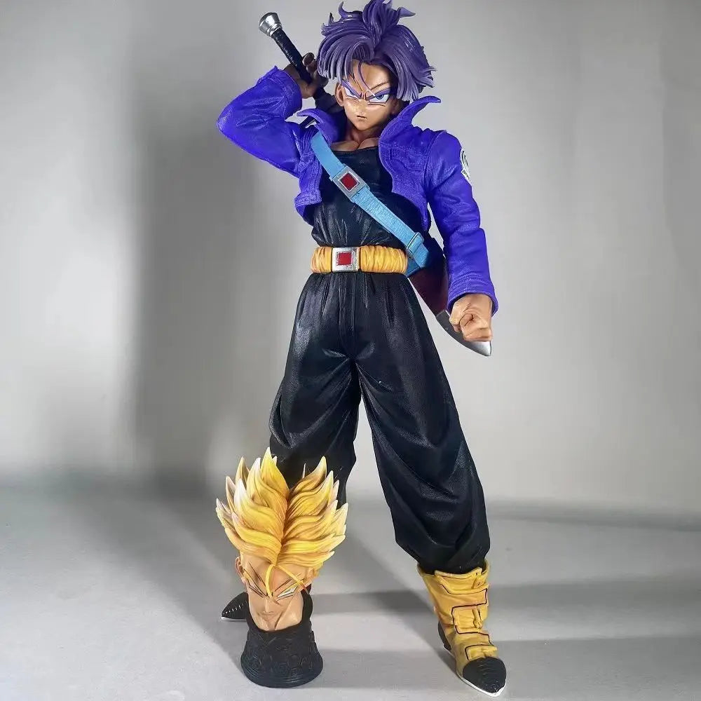Anime Dragon Ball 44cm Cute Torankusu Super Saiyan Gk Action Figure Model Doll Decoration Toys Present Birthday For Children