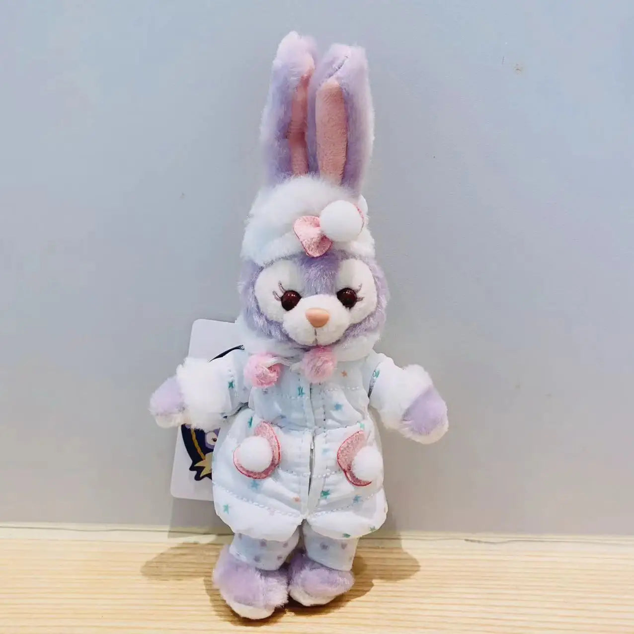Disney Stellalou Duff Anime Figure Plush Keychain and Bag Pandent Stuffed Animals Rabbit and Bear Peluche Bag Decorations