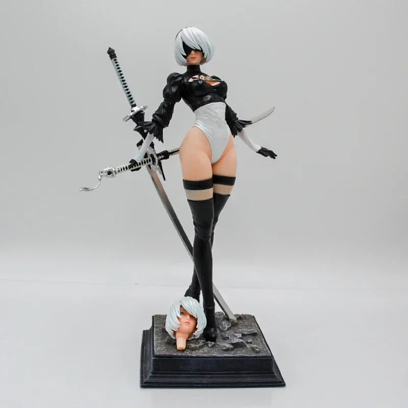 18cm NieR:Automata Ver1.1a YoRHa No.2 Type B Anime Girl Figure NieR Automata YoRHa No.9 Type 9S/2B Action Figure Model Doll Toys