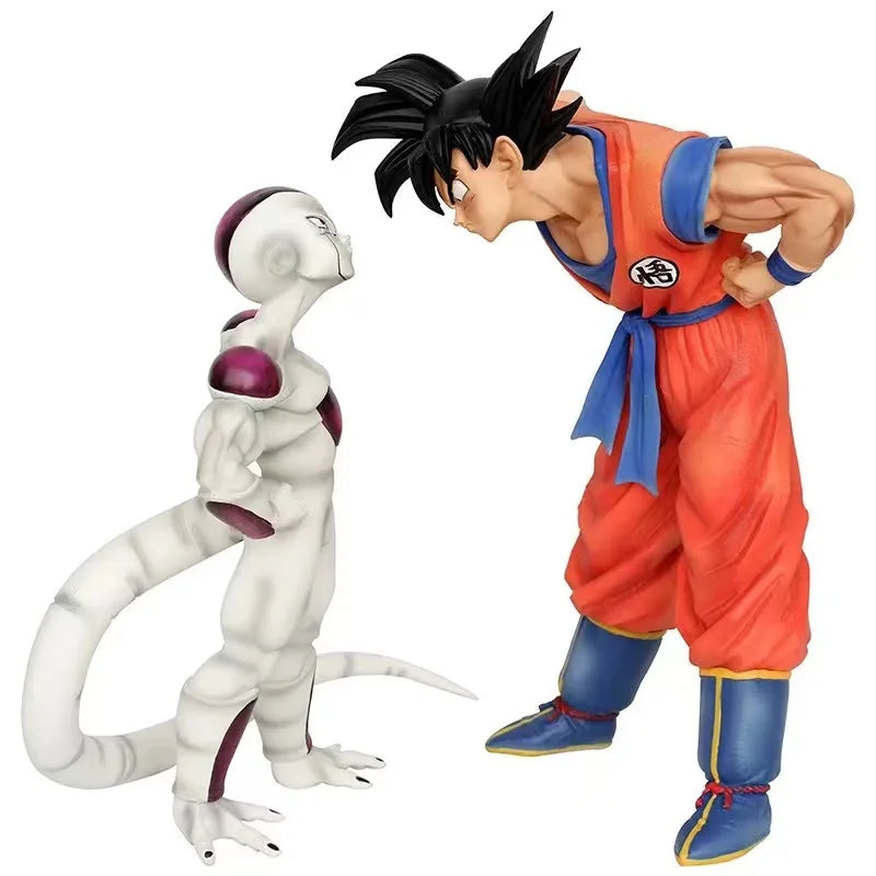 23cm/9in Anime Dragon Ball Z Figure Goku vs Frieza Action Figure Freezer Figurine Collection Statue Model Toy Gift