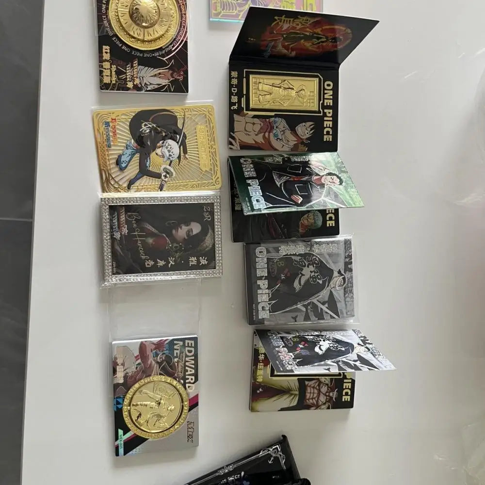 One Piece Collections Rare Cards Box Booster Pack Anime Luffy Zoro Chopper Tcg Game Random Collectibles Card Child Birthday Gift