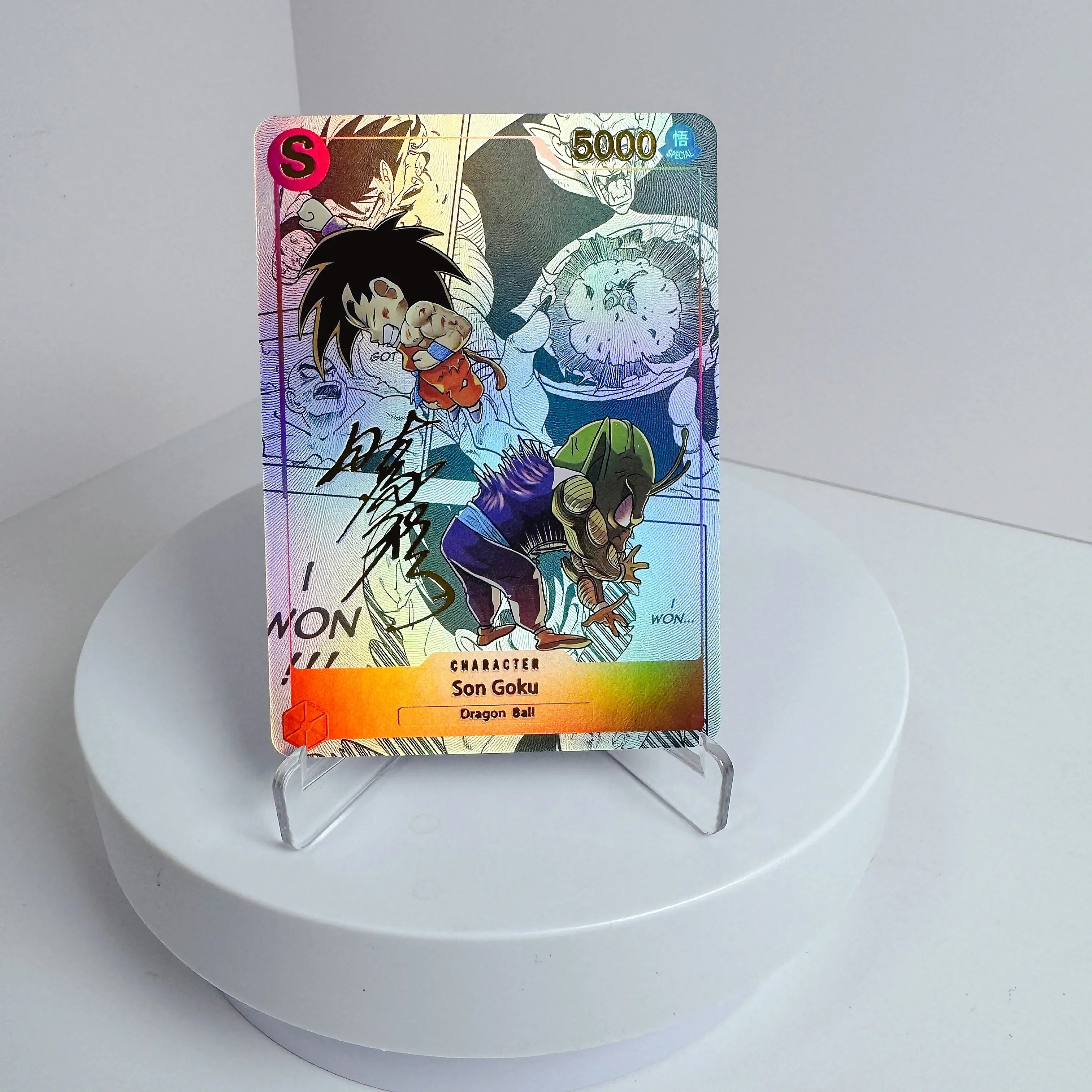 Dragon Ball Super Anime Characters Bulma Son Goku DIY Homemade Bronzing Game Toys Collection Card Christmas Birthday Gift