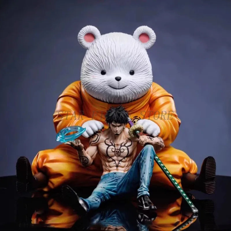 Gk Oka Shichibukai Bepo Action Figure Statue Desktop Decorations Doll Anime One Piece Toys Trafalgar D. Water Law Figures Model