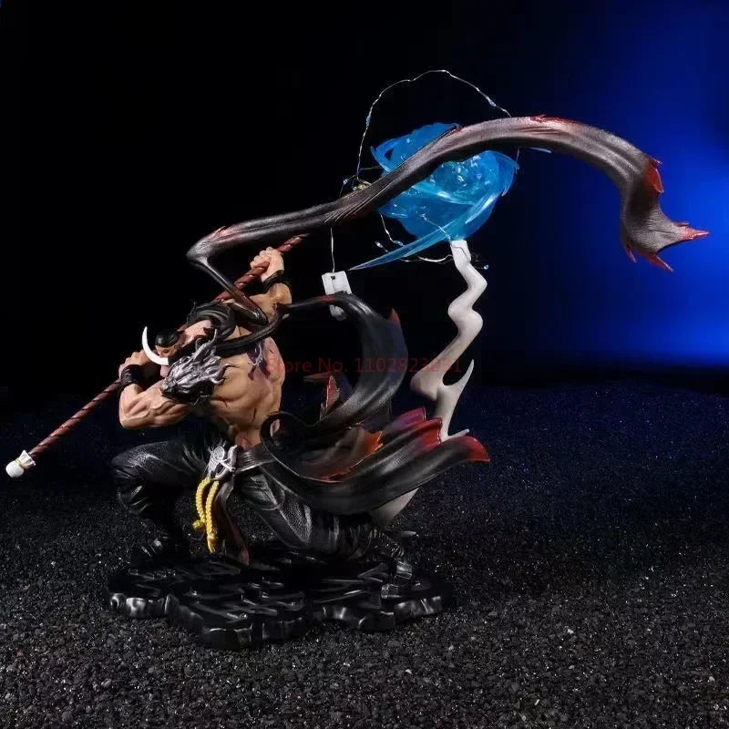 29cm Anime One Piece White Beard Edward Newgate Four Emperors Tiens Luminous Action Figure Collectible Model Toy Birthday Gifts