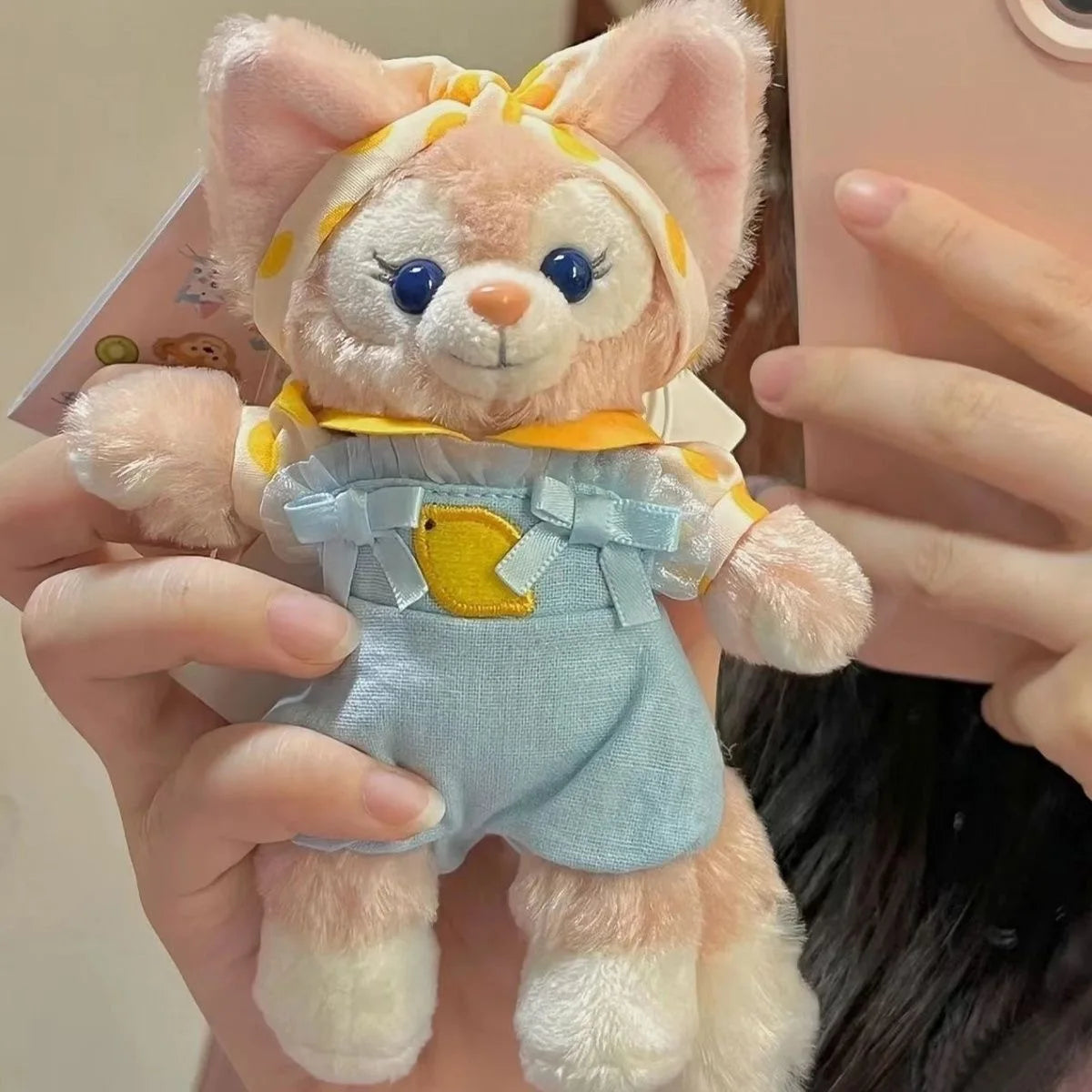 Disney Plush Toys Doll Keyring Keychain Stellalou Shelliemay Linabell Kawaii Bag Pendant Lovely Girl Heart Cute Gifts Hot