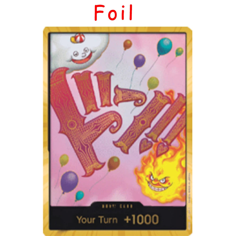 30Pcs/set One Piece TCG GOLD DON!! Collection Card The Best PRB-01 Foil English SUPER PARALLEL FOIL NM Refraction Flash Gifts