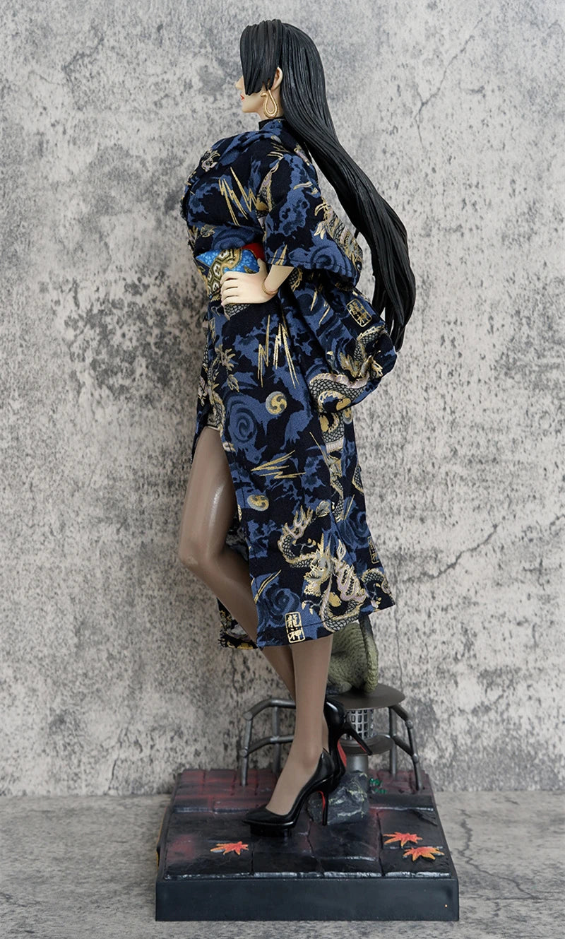46cm Anime One Piece Boa Hancock Kimono Ver. GK PVC Action Figure Statue Collection Model Toys Sexy Girls Doll Gifts