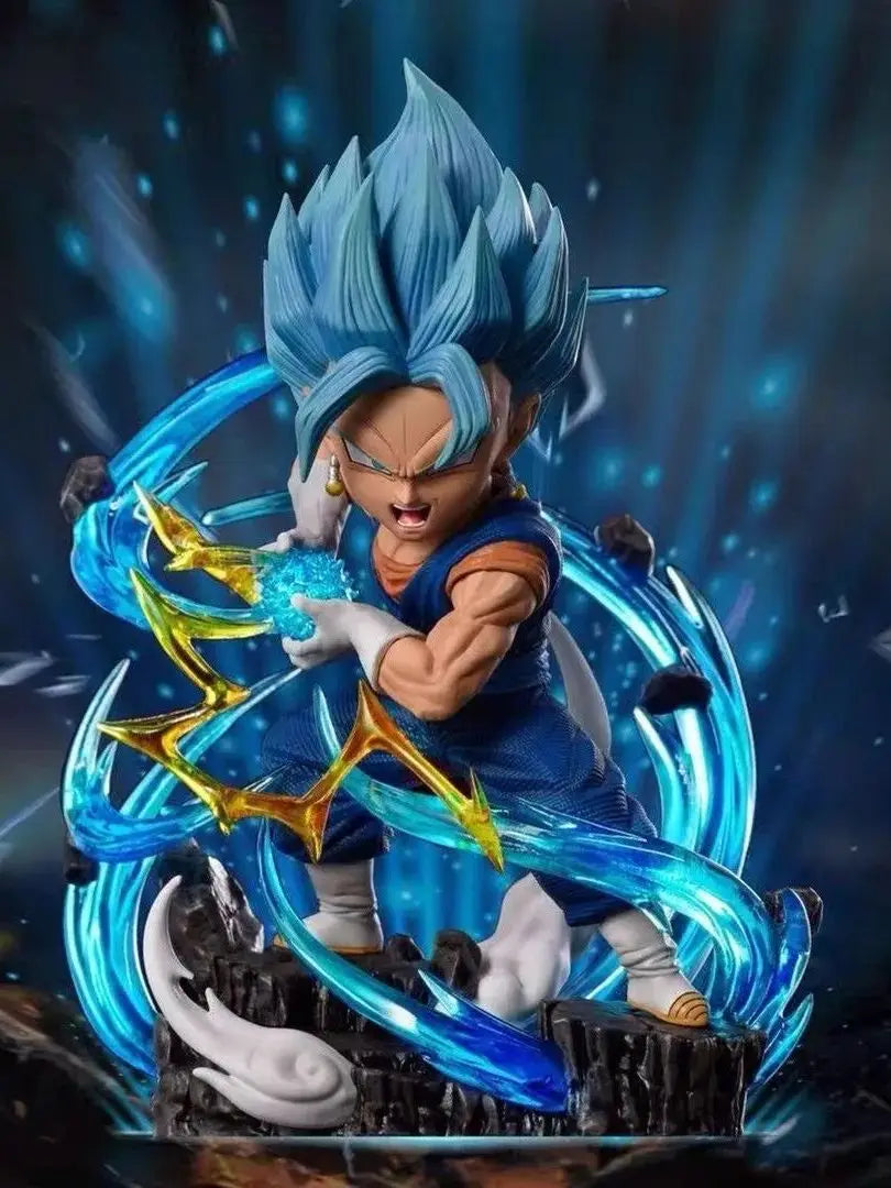 Q Version Dragon Ball Z Vegeta Figure Vegetto Figurine 11CM PVC Action Figures Collection Model Toys