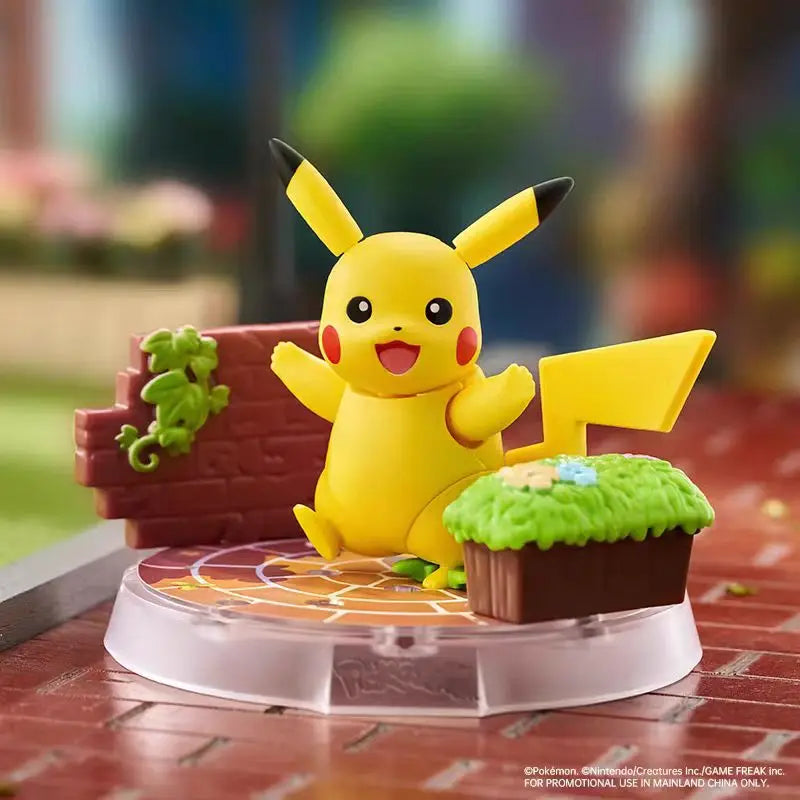 Pokémon Building Blocks Charizard Ceruledge Meowscarada Greninja Assembled Movable Model Ornament Toy Collection Gift