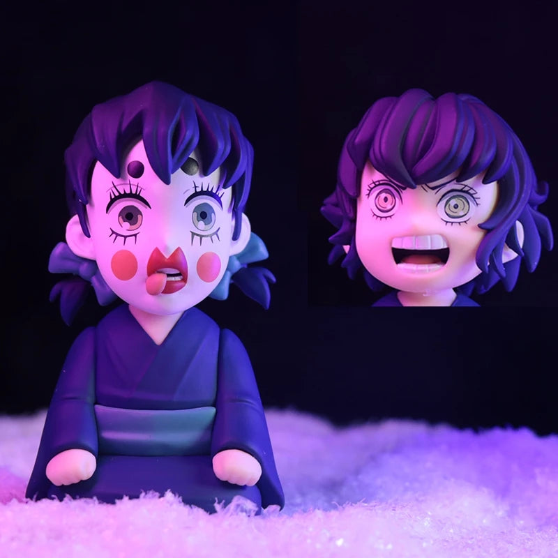 Demon Slayer flower Street Chapter Kamado Tanjirou Boxed Car Decoration Hand Action Figure Ornament Model Original Stock toys