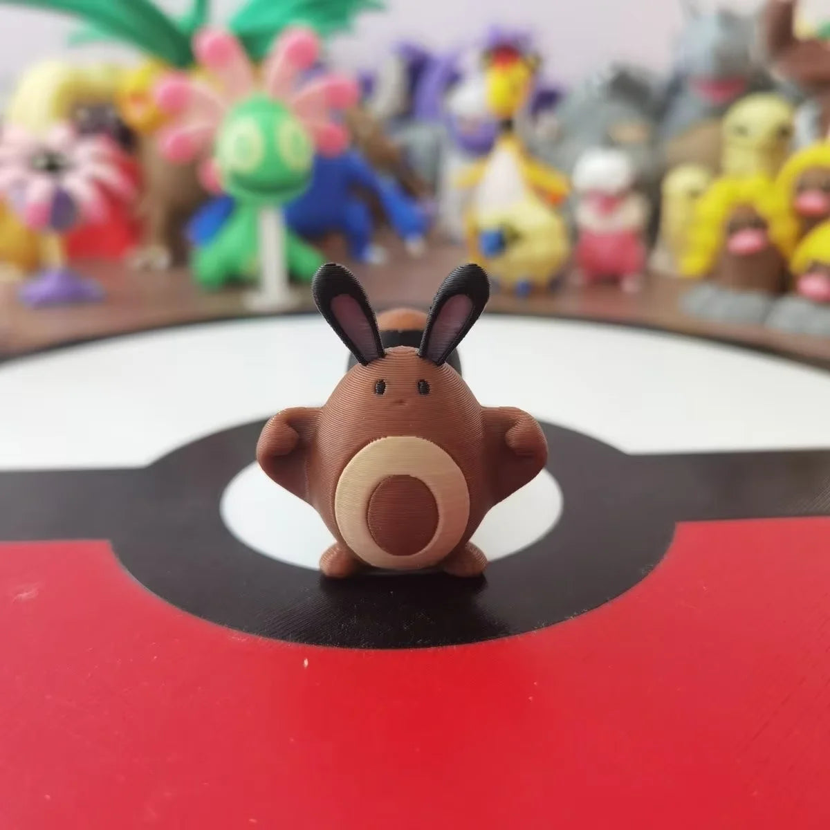 Pokemon Collect Multiple Figures Proportion World 1:20 Diy 3d Printing Kawaii Cartoon Character Model Kid Xmas Gifts Toy