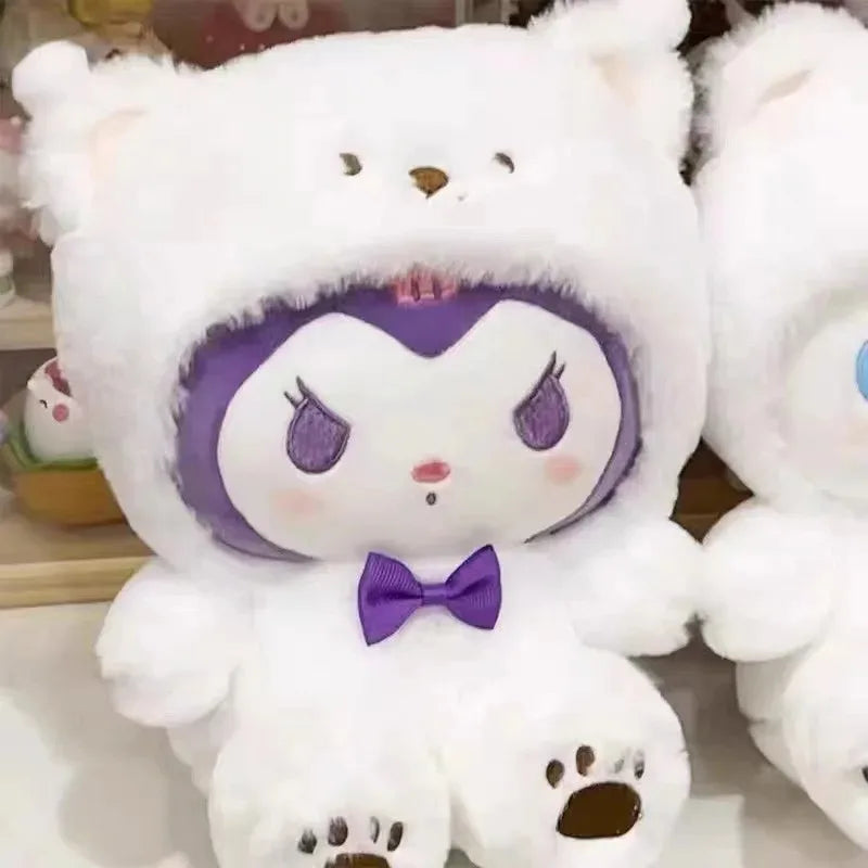 Sanrio 25Cm Anime Sanriod Toys Kawaii Kuromi Mymelody Cinnamorol Plush Soft Stuffed Animals Doll Plushie Pillow Xmas Gift Decor