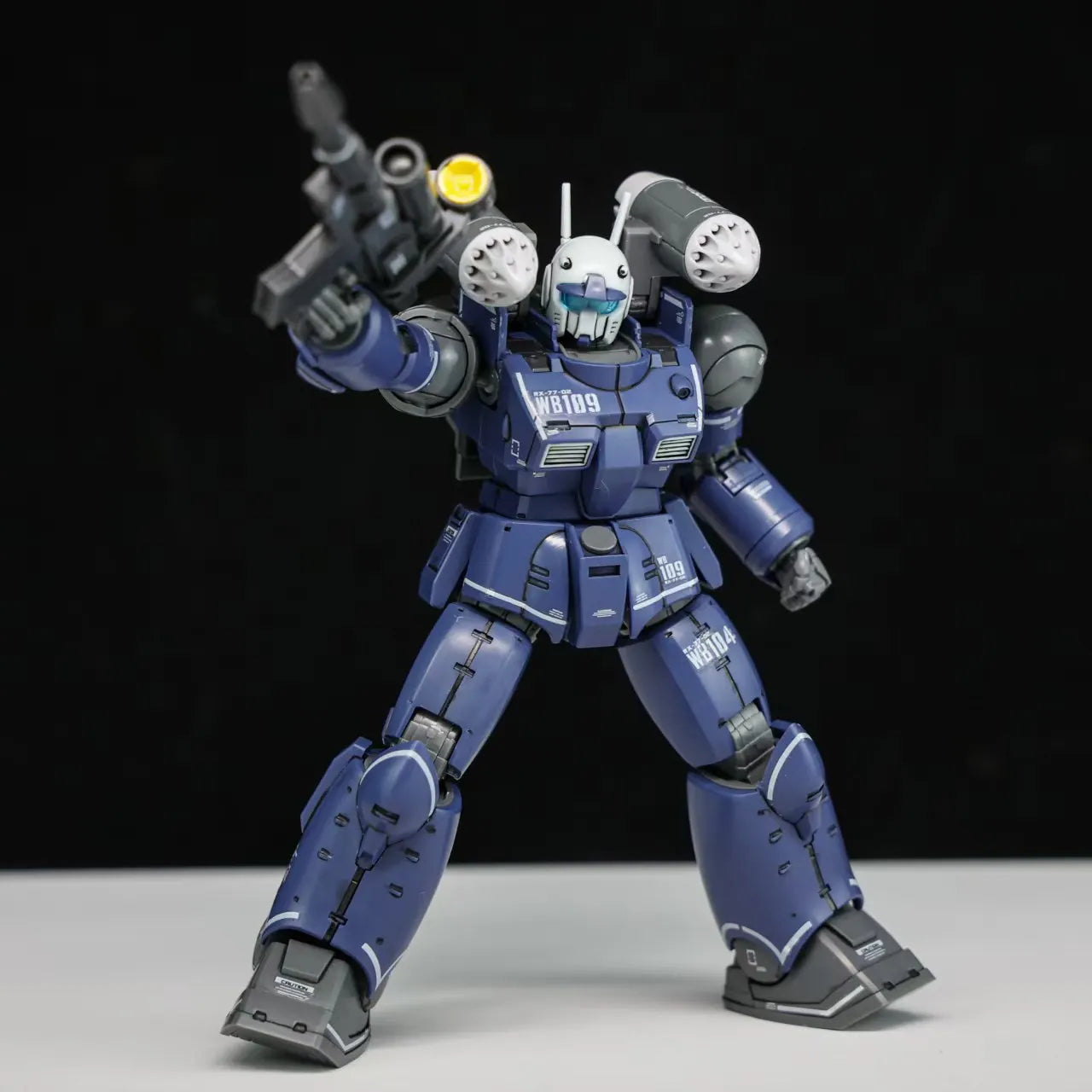 NEW HG 1/144 GAOKE RX-77-02 GTO Guncannon White Color Assembly Model Kit Action Figures Plastic Model Kits Toy Custom Gift