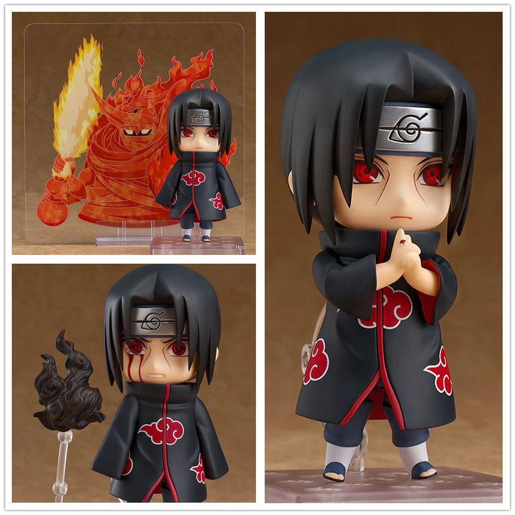 Cute Anime Akatsuki Uchiha Itachi 820 PVC Action Figure Statue Collection Model Kids Toys Doll Gifts 10cm