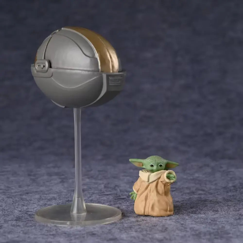 Legends Series The Manda lorian DIN DJARIN & The Child Baby Yoda Action Figure Joints Moveable PVC Model Toys Collection Doll