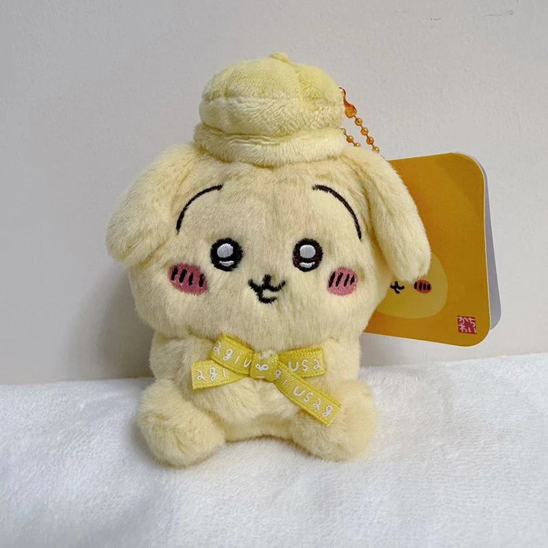 Chiikawa Beret Series Creative Pendant Cartoon Fashion Fluffy Anime Mini Accessories Girls and Child Decoration Gift