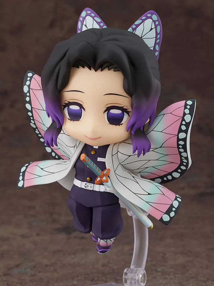 10cm Demon Slayer Kochou Shinobu 1655 Q Ver. Pvc Action Figure Model Toys Pvc Figure Statue Model Collection Toys Birthday Gift