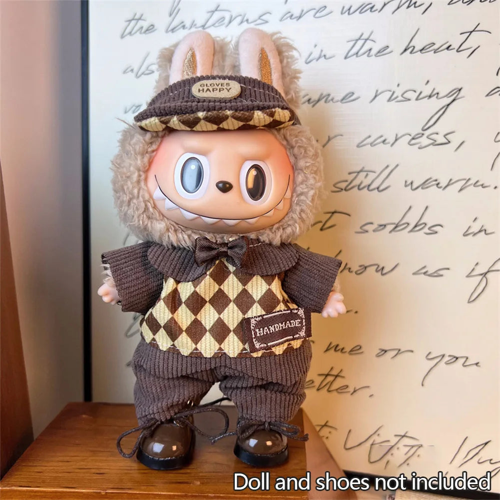 For 17cm Labubu Set High-Quality Clothes Set Multiple Styles Doll Accessories Labubu Clothes