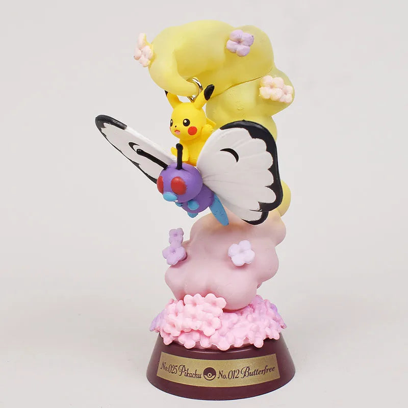 Pokemon Pikachu Flygon Chandelure Anime Figure Model Charizard Cartoon Doll Toys Collectible Figurines Ornaments for Kids Gifts