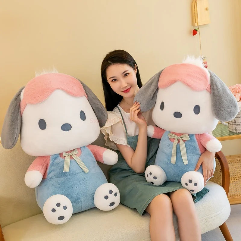 Sanrio Online Celebrity Pochacco Plush Toy Doll Large Kawaii Plush Pillow Girl Room Decoration Holiday Gifts Children's Dolls.