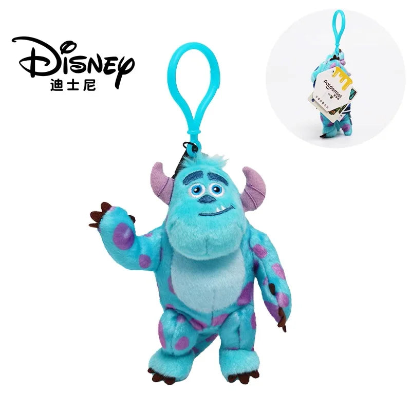 Original Disney Monsters University Plush Keychain Toy James Sullivan Mike Wazowski Soft Stuffed Doll Toy Story Alien Kids Gift