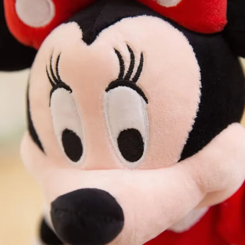 35-100cm Big Size Kawaii Stuffed Mickey&Minnie Mouse Plush Toy Soft Pillow Goofy Pluto Donald Duck Dolls Birthday Wedding Gifts