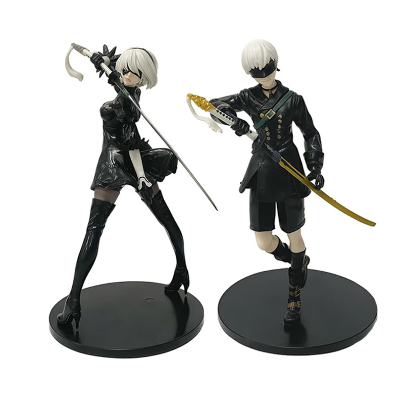 18cm NieR:Automata Ver1.1a YoRHa No.2 Type B Anime Girl Figure NieR Automata YoRHa No.9 Type 9S/2B Action Figure Model Doll Toys