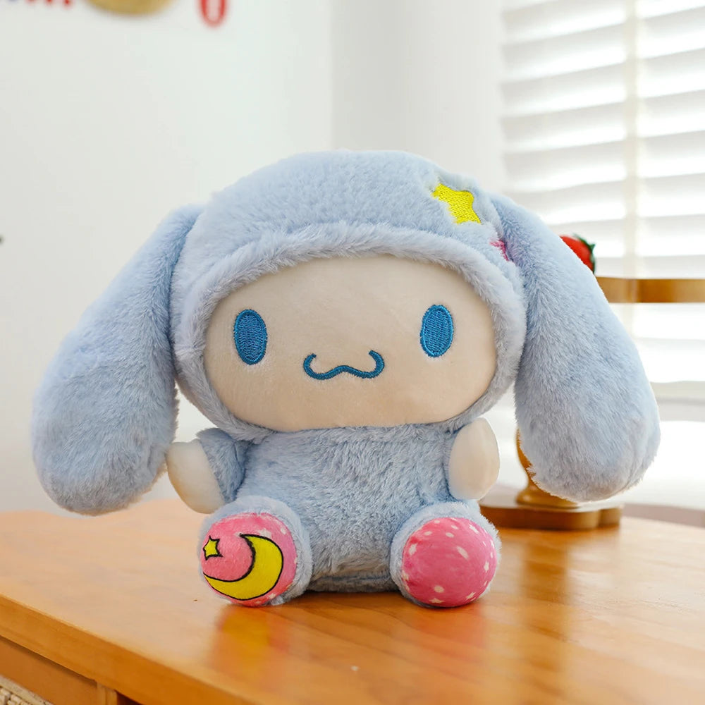 20cm Anime Sanrio Plush Toys Kawaii Hello Kitty Cinnamoroll Kuromi Pom Pom Purin cat Gift Dolls Stuffed Children Plushies Doll