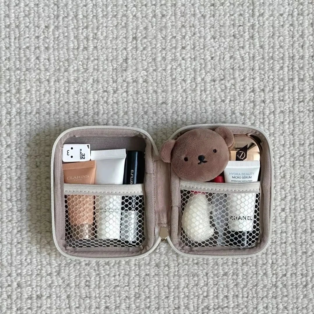 Kawaii Miffy Small Storage Bag Multi-functional Portable Toiletry Storage Tampon Bag Christmas Gift