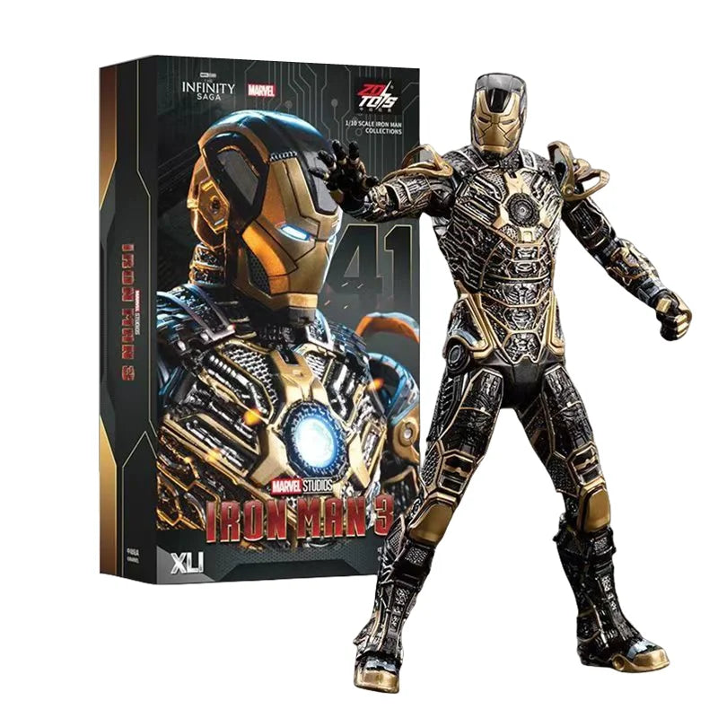 ZD Toys Iron Man Action Figure Iron Patriot MK1-7 MK17 MK33 MK85 MK30 War Machine Legends Avengers Tony Stark Collect Toy Gift