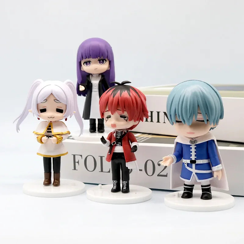 Bandai Frieren: Beyond Journey's End 10cm Anime Figures Frieren Himmel Action Figure Boys Gift Collection Model Doll Toys