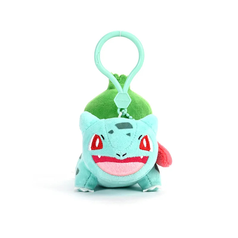 Genuine Pokemon pendants Pikachu Eevee Plush Toys Stuffed Animals Small Plush  Keychains Christmas Birthday Gift For Kids