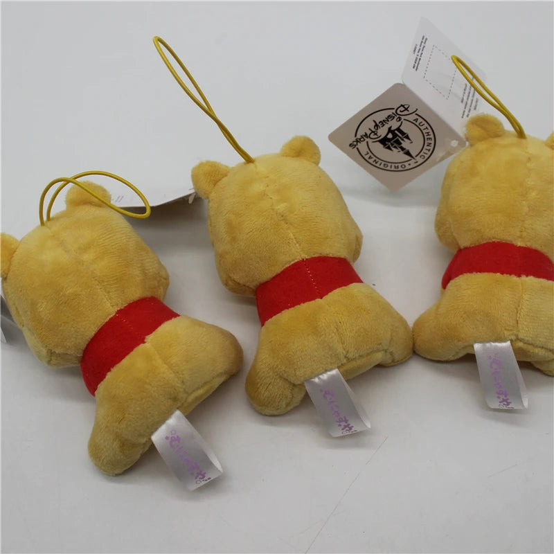 Disney 10cm winnie the pooh Vintage Disney Winnie the Pooh Plush Charm Pendant toys