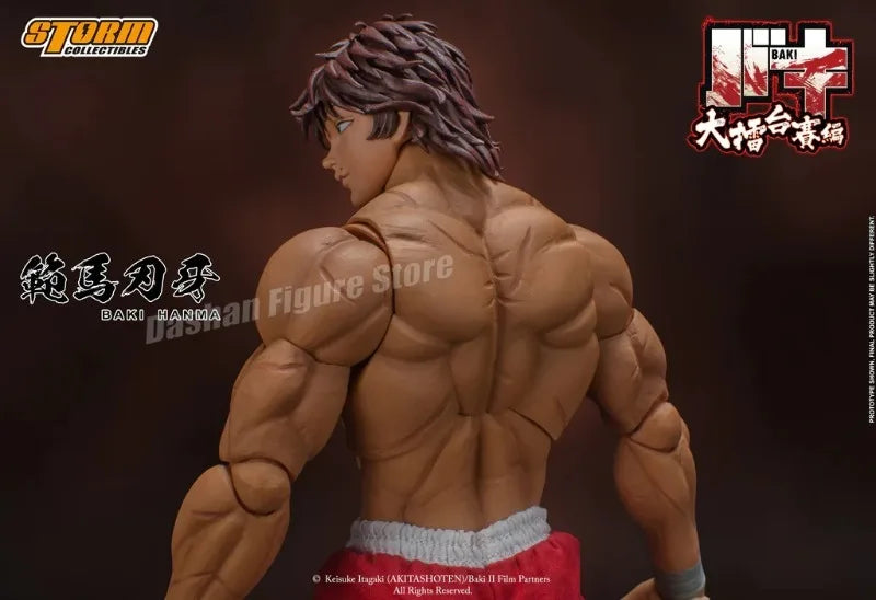 17cm Ko St Storm Toys Baki Hanma Action Figure Fighting Anime BAKl Kibk Son Of Ogre Figurine Collectible Model Dolls Toy Gifts