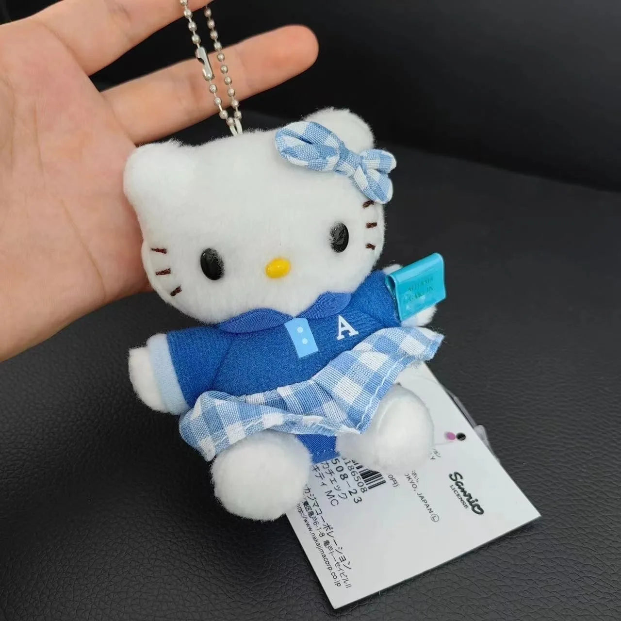 Kawaii Anime New Sanrio Hello Kitty Cartoon Plush Toy Fashion Plush Doll Pendant School Bag Keychain Accessories Gift for Friend