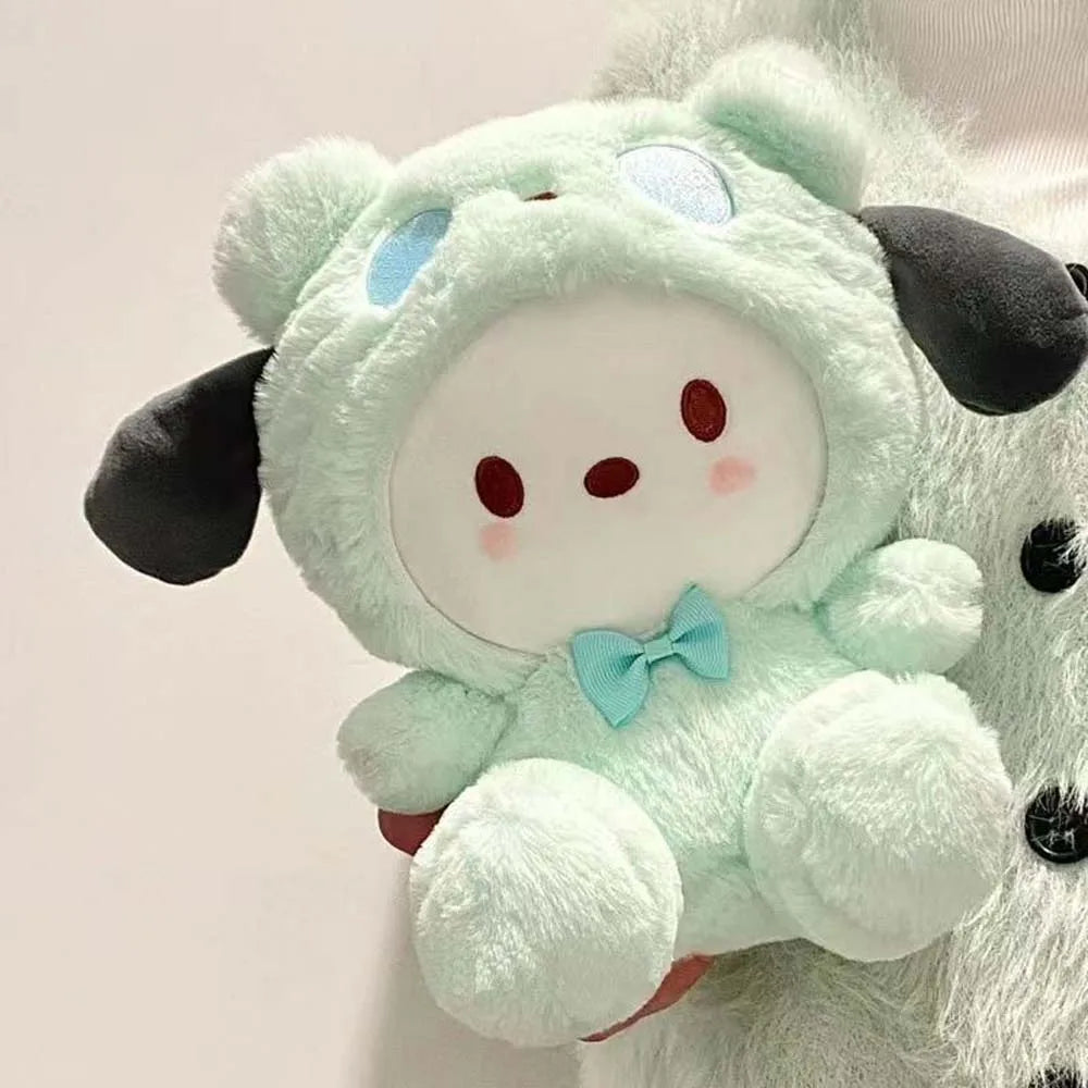 25Cm Kawaii Sanrio Plush Doll Toy Cute Hello Kitty Cinnamoroll My Melody Kuromi Pochacco Lovely Anime peluche Toys Gift For Kids