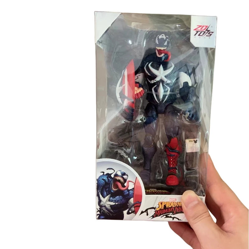 ZD Original Venom Parasitic Iron Man Thanos Symbiote Captain America Black Panther 1/10 Marvel legends Action Figure Anime Toy