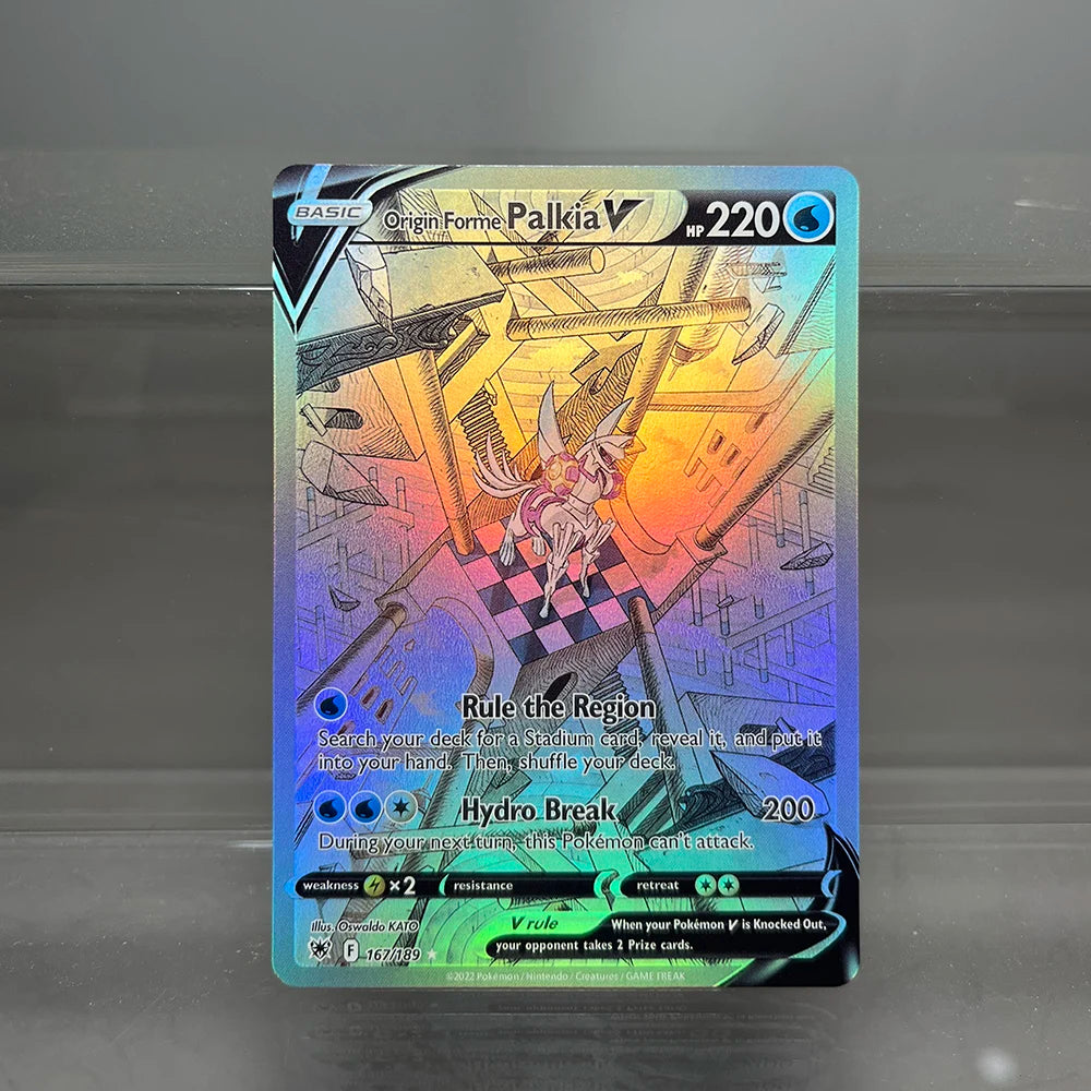 Pokémon Sword-shield Single Holographic Cards Origin Forme Palkia Umbreon Starmie Game Collection Cards PTCG Proxy Cards