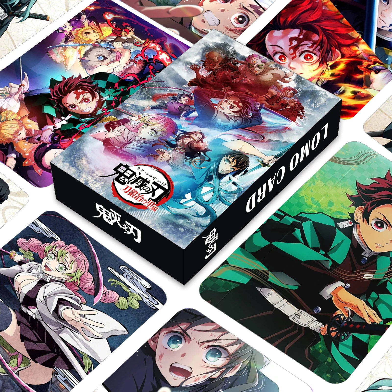 Naruto Japanese Anime Lomo Card One Piece 1pack/96pcs Card Games With Stickers Message Photo Gift For Anime Fan Game Collection