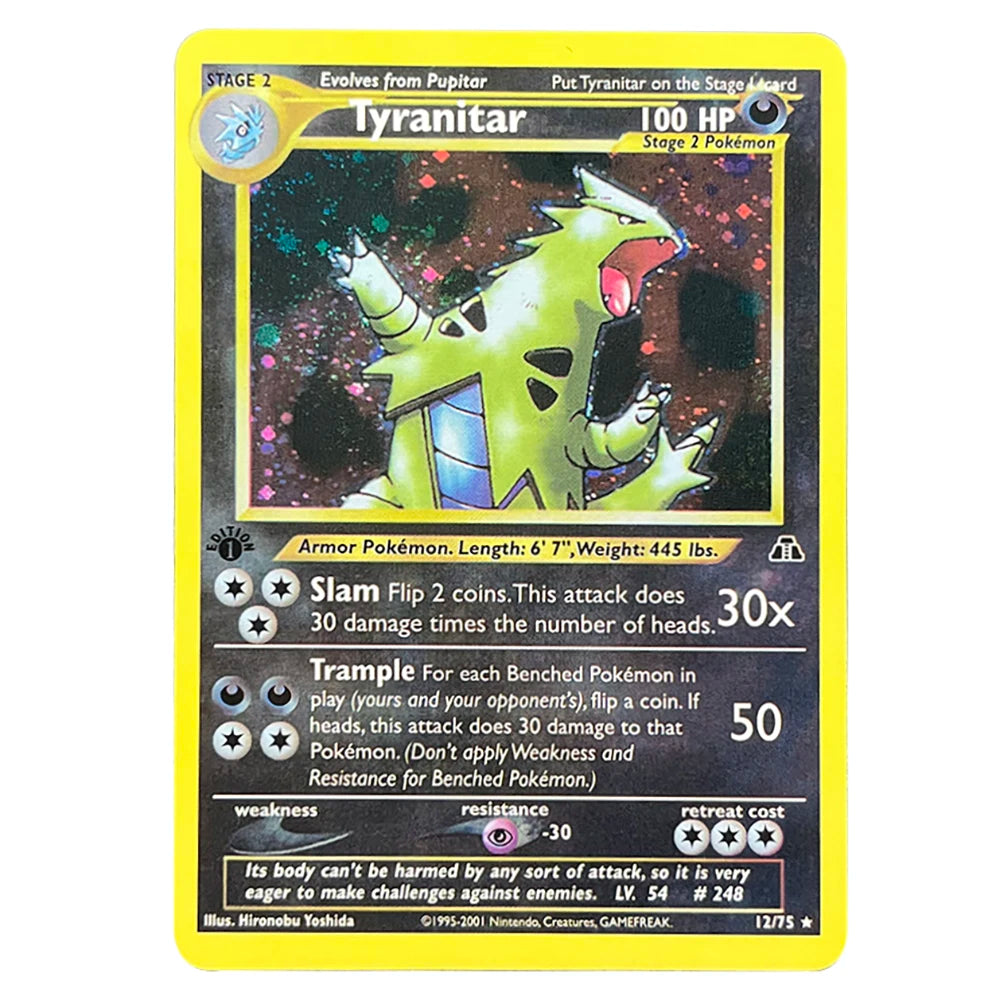PTCG Foil Cards Lugia Espeon Politoed Alakazam Mewtwo Kingdra Zapdos Raichu 1996 1st Edition Game Collection PKM Proxy Cards