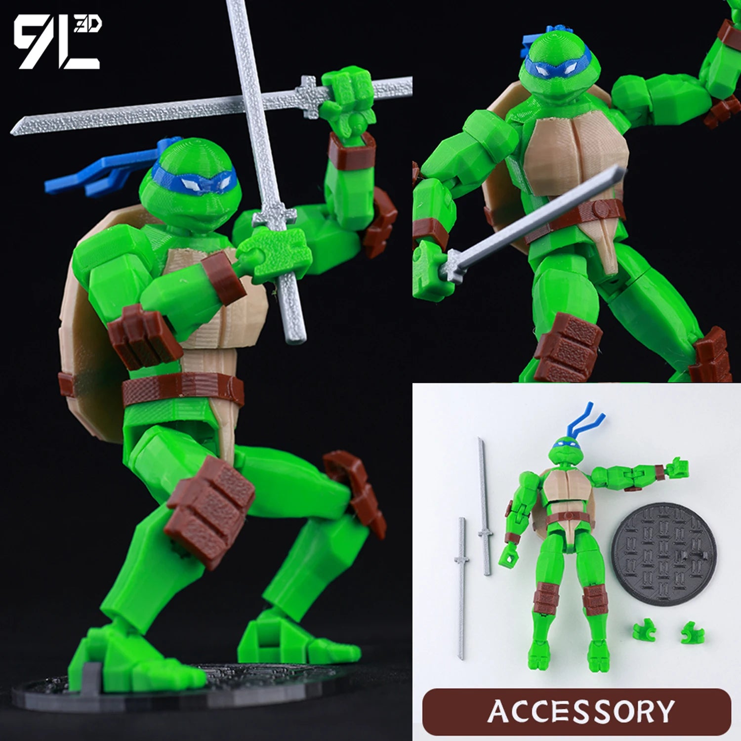 VIP-Dropshipping 9L3D Printed Anime Characters Lucky Dummy 13 Action Figures Multi-Jointed Movable Shapeshift Mannequin Toys