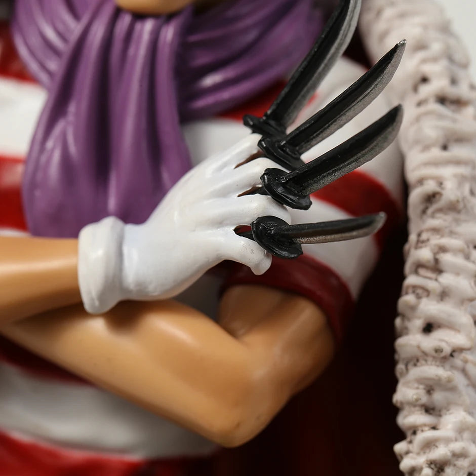 One Piece Clown Buggy Anime Figure Four Emperors Figures 26cm PVC Statue Model Collection Desktop Ornament Children Toys Gifts