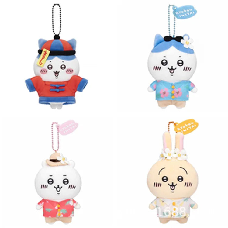 Self-mocking Bear Zombie Kohachi Chiikawa Travel & Sightseeing Series Usaki Kohachi Plush Pendant Doll