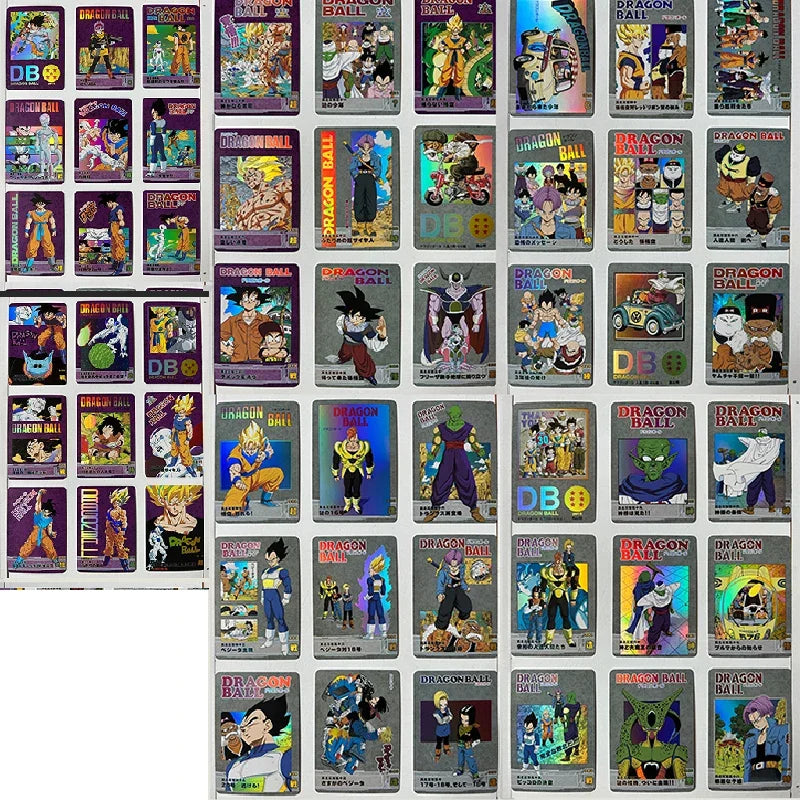 Dragon Ball Super Son Goku Bulma Krillin Frieza DIY Homemade Bronzing Game Toys Collection Card Christmas Birthday Gift