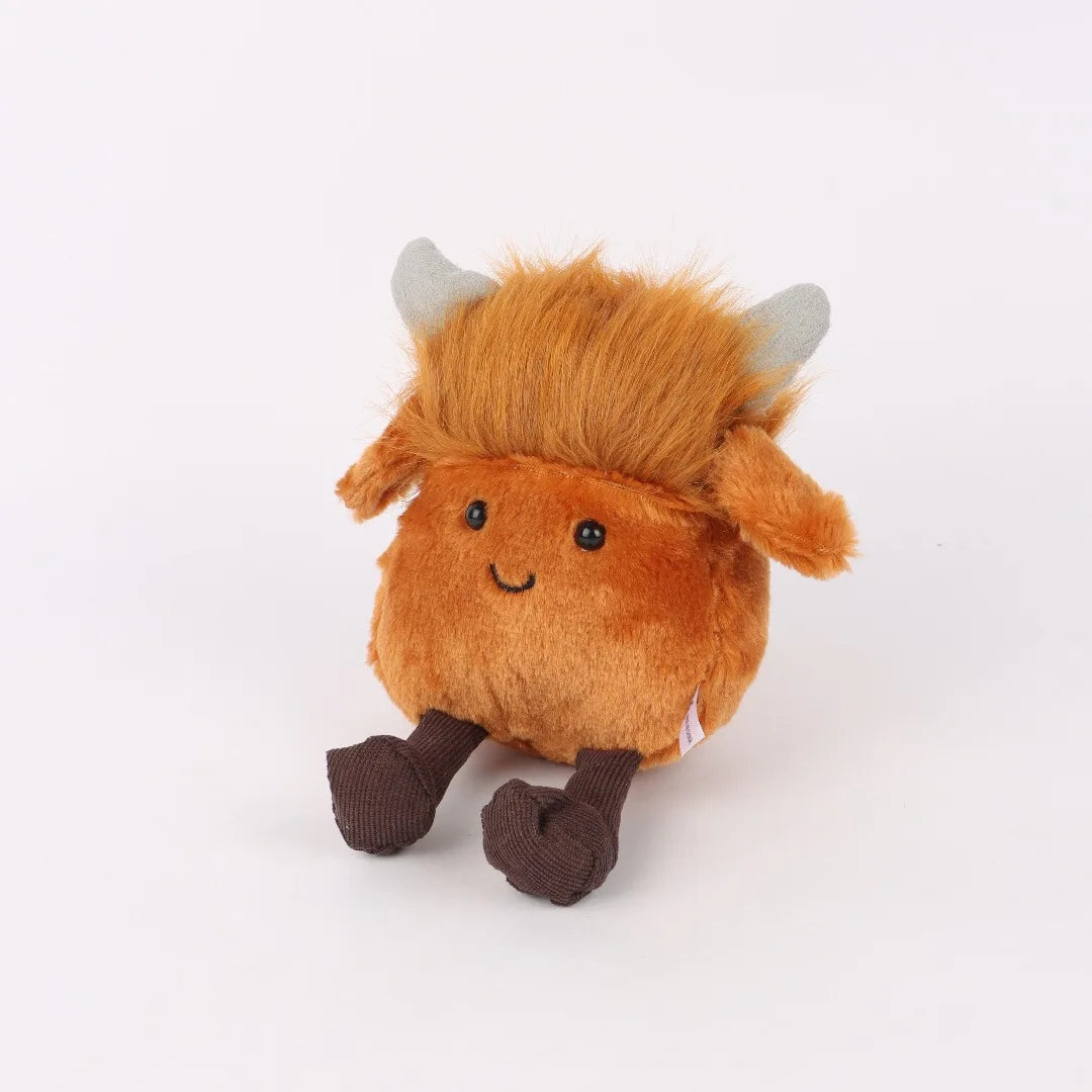 Kawaii Cattle Plush Toys Adorable Calf Dolls Heavy Duty Stuffed Plush Toys Super Soft Calf Girls' Children's Christmas Gift Toy