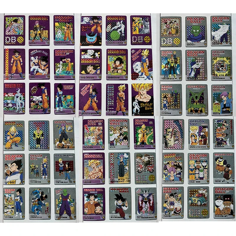 Dragon Ball Super Son Goku Bulma Krillin Frieza DIY Homemade Bronzing Game Toys Collection Card Christmas Birthday Gift