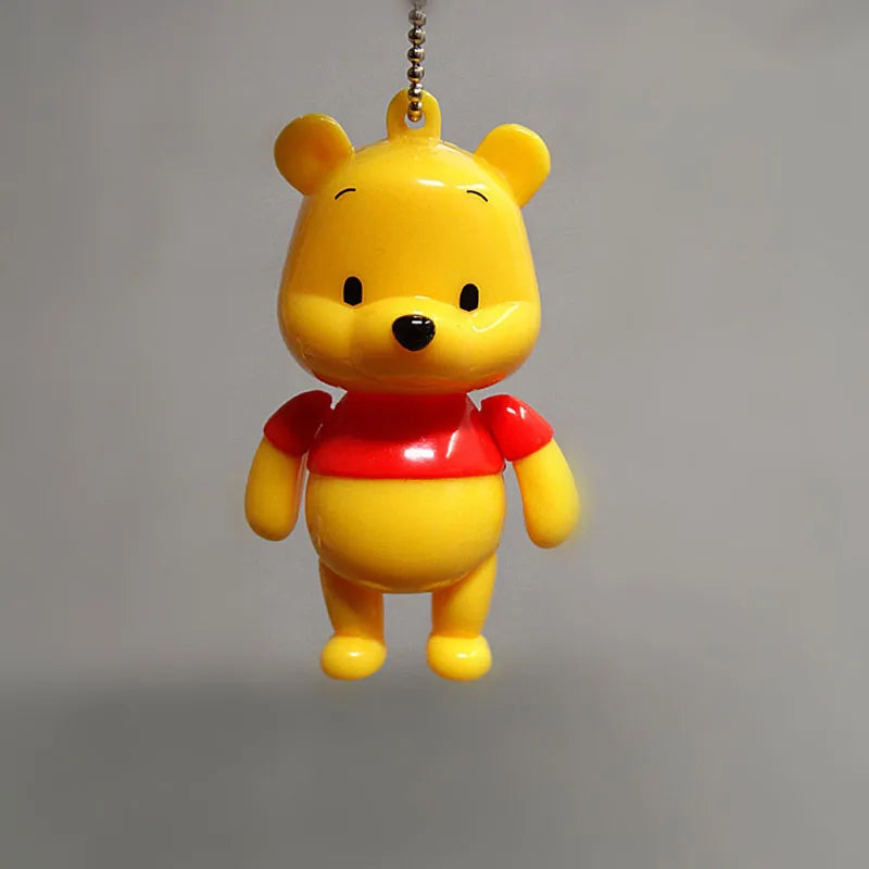 Disney Mickey Mouse Minnie Stitch Cartoon Figure Keychain Collection Cute Doll Bag Car Pendant Decoration Friends Birthday Gift